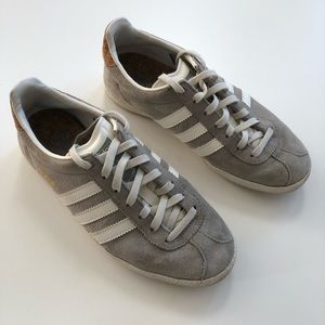 Adidas pale grey Gazelles